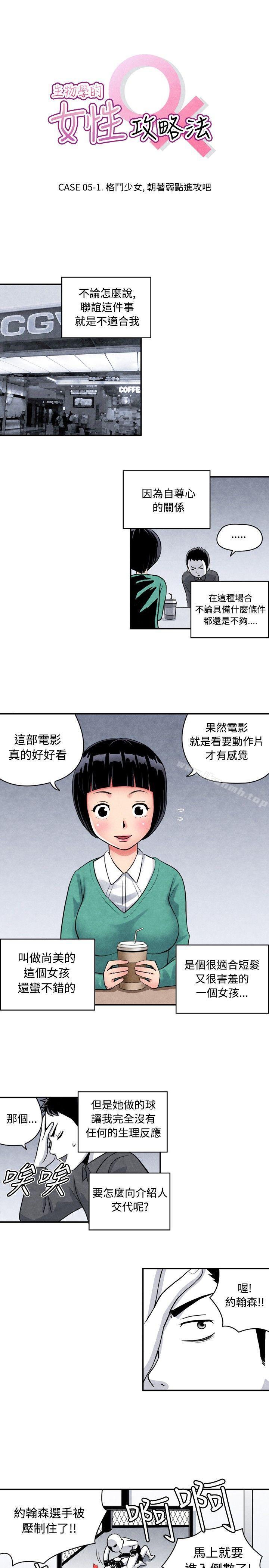 韩国漫画生物学的女性攻略法韩漫_生物学的女性攻略法-CASE-05-1.-格斗少女,-朝著弱点进攻吧在线免费阅读-韩国漫画-第1张图片