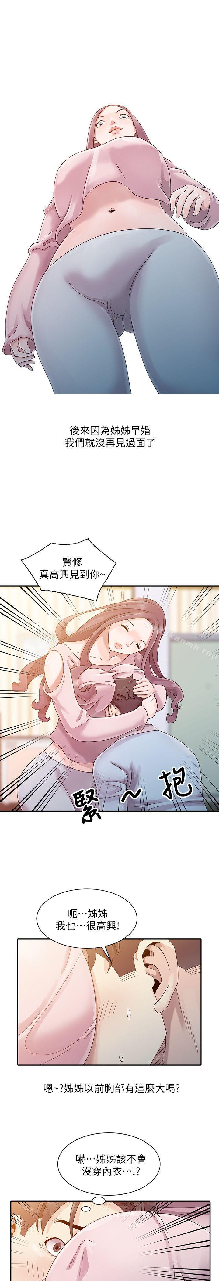 韩国漫画嘘！姐姐的诱惑韩漫_嘘！姐姐的诱惑-第1话---女大十八变的堂姐在线免费阅读-韩国漫画-第12张图片