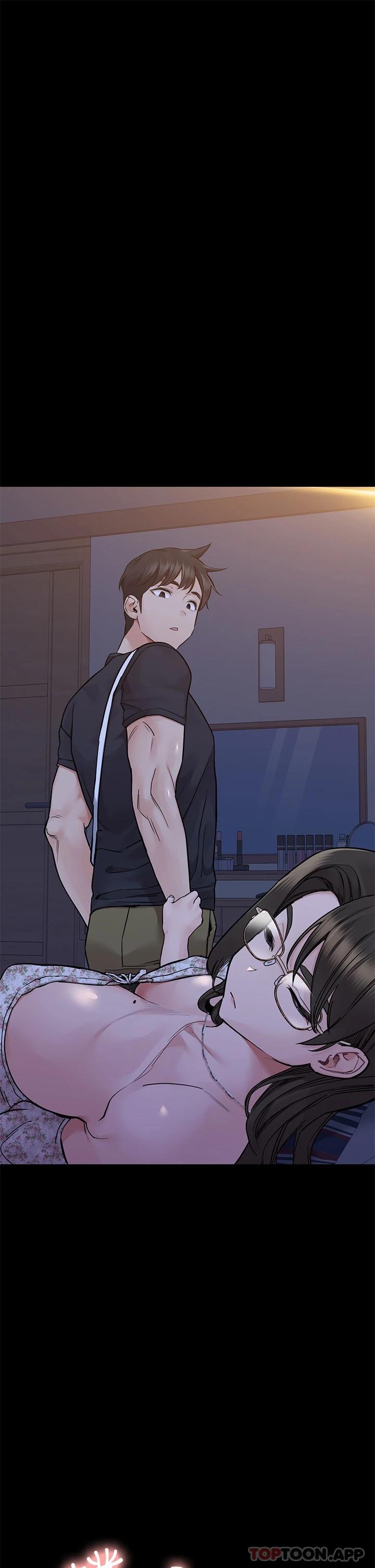 韩国漫画要对妈妈保密唷!韩漫_要对妈妈保密唷!-第79话-把保险套拿出来…在线免费阅读-韩国漫画-第3张图片