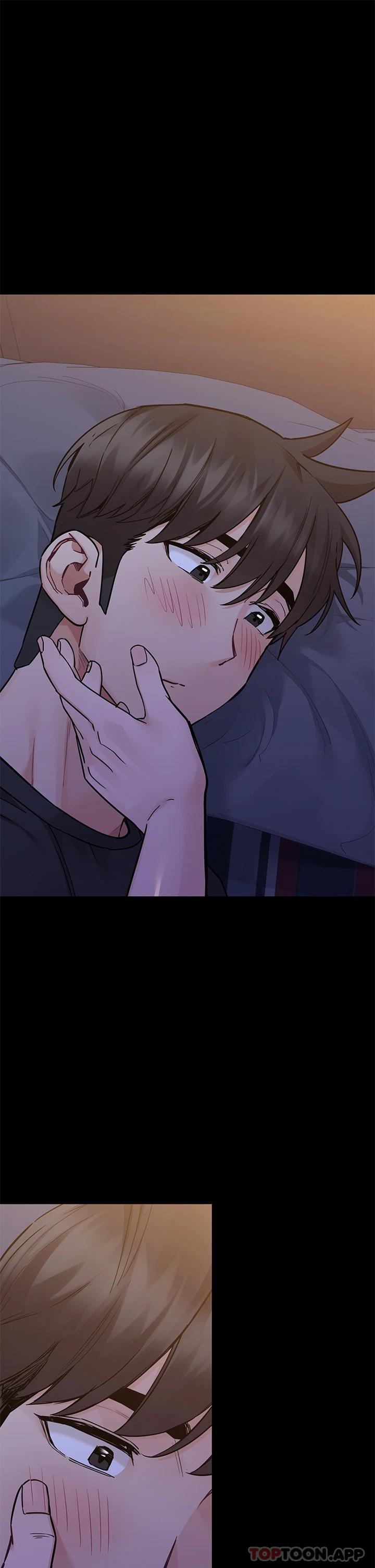 韩国漫画要对妈妈保密唷!韩漫_要对妈妈保密唷!-第79话-把保险套拿出来…在线免费阅读-韩国漫画-第33张图片