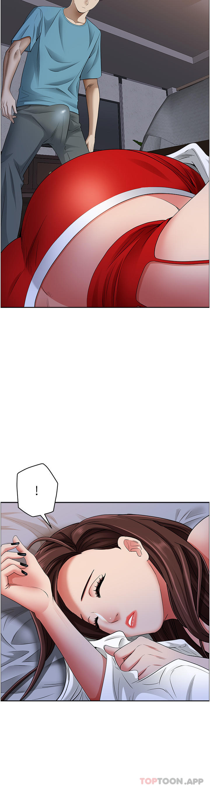 韩国漫画霸佔人妻韩漫_霸佔人妻-第80话-怕被发现就小声点在线免费阅读-韩国漫画-第11张图片