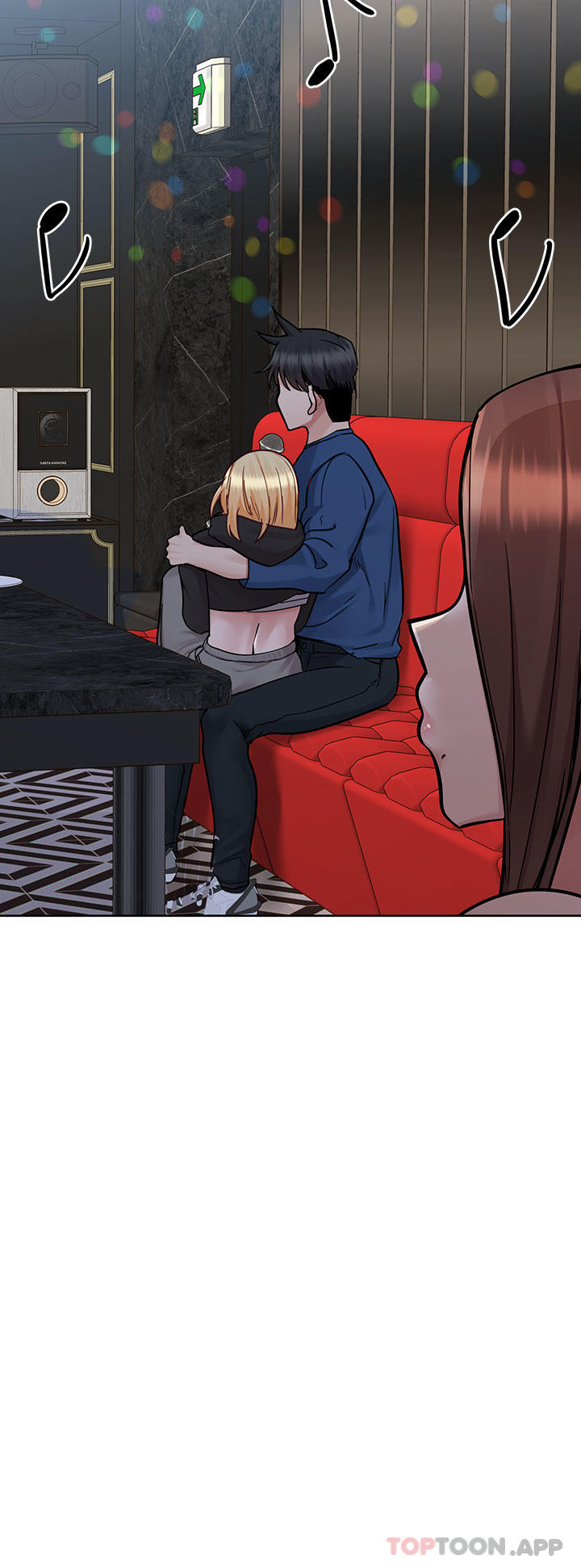 韩国漫画要对妈妈保密唷!韩漫_要对妈妈保密唷!-第93话-充满暧昧氛围的KTV在线免费阅读-韩国漫画-第61张图片